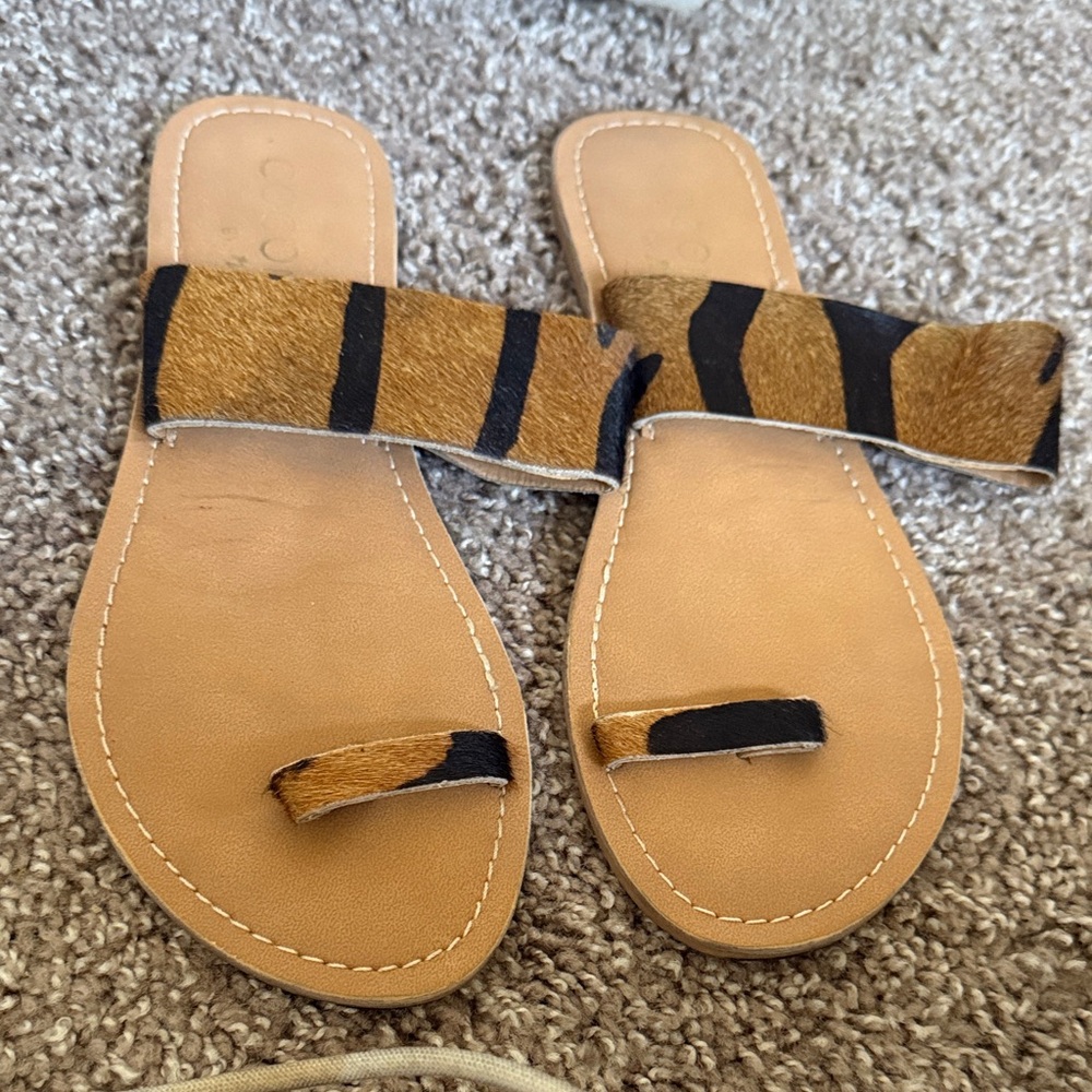 Animal Print Sandals